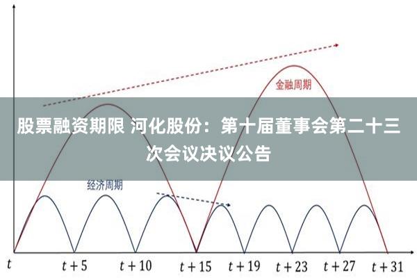 股票融资期限 河化股份：第十届董事会第二十三次会议决议公告