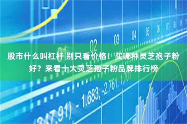 股市什么叫杠杆 别只看价格！买哪种灵芝孢子粉好？来看十大灵芝孢子粉品牌排行榜